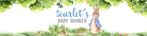 235 Peter Rabbit Baby Shower Bottle Label: 235 Peter Rabbit Baby Shower Bottle Label