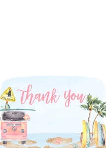 272 Pink Baby on Board Baby Shower Thank You Card: 272 Pink Baby on Board Baby Shower Invitation Set