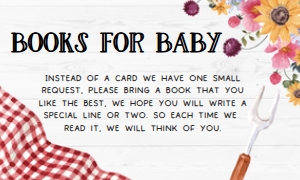 276 Barbeque Baby Shower Books for Baby: 276 Barbeque Baby Shower Invitation Set