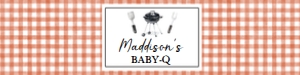 278 Barbeque Baby Shower Bottle Label: 278 Barbeque Baby Shower Bottle Label
