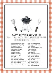 278 Barbeque Baby Shower Games Bundle 1: 278 Barbeque Baby Shower Games Bundle