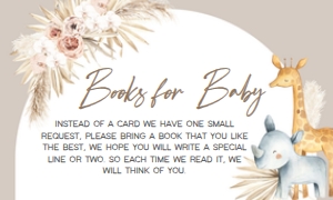284 Boho Safari Baby Shower Books for Baby: 284 Boho Safari Baby Shower Invitation Set