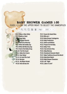 292 Brown Bear Balloon Baby Shower Games Bundle 2: 292 Brown Bear Balloon Baby Shower Games Bundle
