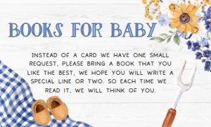 304 Navy Blue Barbeque Baby Shower Books for Baby: 304 Navy Blue Barbeque Baby Shower Invitation Set