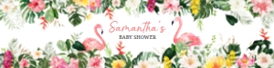 305 Flamingo Baby Shower Bottle Label: 305 Flamingo Baby Shower Bottle Label