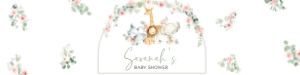 307 Pink Floral Safari Baby Shower Bottle Label: 307 Pink Floral Safari Baby Shower Bottle Label