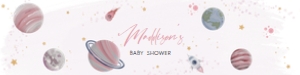 329 Girl Space Baby Shower Bottle Label: 329 Girl Space Baby Shower Bottle Label