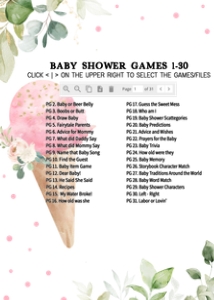 333 Pink Ice Cream Baby Shower Games Bundle 2: 333 Pink Ice Cream Baby Shower Games
