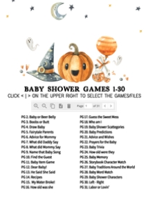 140 A Little Boo Baby Shower Games Bundle 2: 140 A Little Boo Baby Shower Games