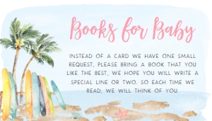 272 Pink Baby on Board Baby Shower Books for Baby 3.5x2: 272 Pink Baby on Board Baby Shower Invitation Set