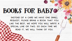 276 Barbeque Baby Shower Books for Baby 3.5X2: 276 Barbeque Baby Shower Invitation Set