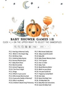 140 A Little Boo Baby Shower Games Bundle 1: 140 A Little Boo Baby Shower Games