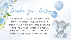 231 Blue Elephant Baby Shower Books for Baby 3.5x2: 231 Blue Elephant Baby Shower Mega Bundle