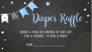 363 Booy Ghost Baby Shower Diaper Raffle: 363 Booy Ghost Baby Shower Invitation Set