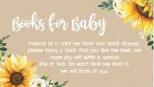 379 Rustic Sunflower Baby Shower Books for Baby: 379 Rustic Sunflower Baby Shower Invitation Set