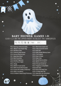 363 Booy Ghost Baby Shower Games Bundle 1: 363 Booy Ghost Baby Shower Games