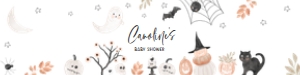 434 Halloween Baby Shower Bottle Label: 434 Halloween Baby Shower Bottle Label