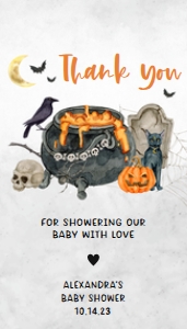 436 Baby is Brewing Halloween Baby Shower Favor Tag: 436 Baby is Brewing Halloween Baby Shower Favor Tag
