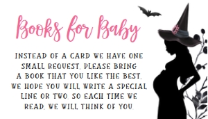 444 Pink Witch a Baby is Brewing Baby Shower Books for Baby: 444 Pink Witch a Baby is Brewing Baby Shower Invitation Set