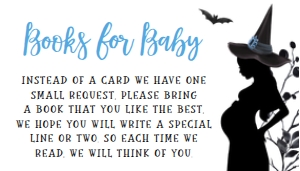 449 Blue Witch a Baby is Brewing Halloween Baby Shower Books for Baby: 449 Blue Witch a Baby is Brewing Halloween Baby Shower Invitation Set