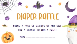 451 A Little Boo Ghost Baby Shower Diaper Raffle: 451 A Little Boo Ghost Baby Shower Invitation Set