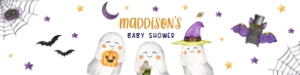 451 A Little Boo Ghost Baby Shower Bottle Label: 451 A Little Boo Ghost Baby Shower Bottle Label