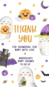 451 A Little Boo Ghost Baby Shower Favor Tag: 451 A Little Boo Ghost Baby Shower Favor Tag