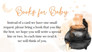 469 Orange A Baby is Brewing Baby Shower Books for Baby: 469 Orange A Baby is Brewing Baby Shower Invitation Set