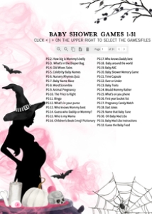 452 A Baby is Brewing Witch Baby Shower Games Bundle 1: 452 A Baby is Brewing Witch Baby Shower Games