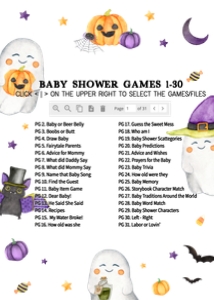 451 A Little Boo Ghost Baby Shower Games Bundle 2: 451 A Little Boo Ghost Baby Shower Games