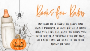 489 Orange A Baby is Brewing Baby Bottle Baby Shower Books for Baby: 489 Orange A Baby is Brewing Baby Bottle Baby Shower Invitation Set