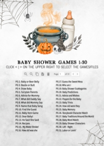 489 Orange A Baby is Brewing Baby Bottle Baby Shower Games Bundle 2: 489 Orange A Baby is Brewing Baby Bottle Baby Shower Games