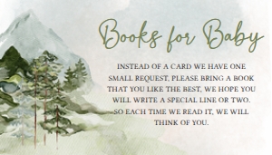 497 Let the Adventure Begin Baby Shower Books for Baby: 497 Let the Adventure Begin Baby Shower Invitation Set