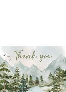 497 Let the Adventure Begin Baby Shower Thank You Card: 497 Let the Adventure Begin Baby Shower Invitation Set