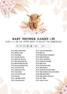 509 Pink Holy Cow Baby Shower Games Bundle 2: 509 Pink Holy Cow Baby Shower Games