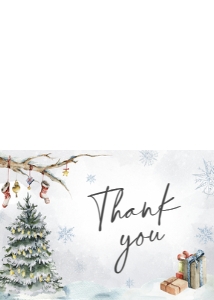 541 Baby it's Cold Outside Pine Tree Baby Shower Thank You Card: 541 Baby it's Cold Outside Pine Tree Baby Shower Invitation Set