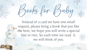 542 Blue Baby its Cold Outside Baby Shower Books for Baby: 542 Blue Baby its Cold Outside Baby Shower Invitation Set