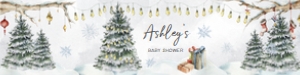 541 Baby it's Cold Outside Pine Tree Bottle Label: 541 Baby it's Cold Outside Pine Baby Shower Tree Bottle Label