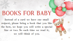 547 Baby its Cold Outside Baby Shower Books for Baby: 547 Baby its Cold Outside Baby Shower Invitation Set