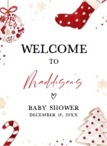 548 Minimalist A Little Bundle of Joy Baby Shower Welcome Sign 11x15: 548 Minimalist A Little Bundle of Joy Baby Shower Welcome Sign