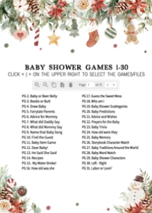 543 A Merry Little Baby Shower Games Bundle 2: 543 A Merry Little Baby Shower Games