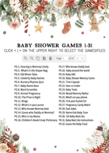 543 A Merry Little Baby Shower Games Bundle 1: 543 A Merry Little Baby Shower Games