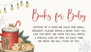 550 Santa Baby Baby Shower Books for Baby: 550 Santa Baby Baby Shower Invitation Set