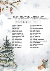 541 Baby it's Cold Outside Pine Tree Games Bundle 2: 541 Baby it's Cold Outside Pine Tree Baby Shower Games