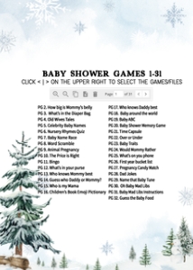 542 Blue Baby its Cold Outside Baby Shower Games Bundle 1: 542 Blue Baby its Cold Outside Baby Shower Games