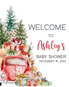 551 A Little Bundle of Joy Truck Baby Shower Welcome Sign 16x20: 551 A Little Bundle of Joy Truck Baby Shower Welcome Sign