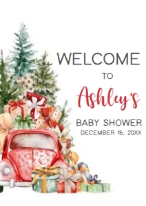 551 A Little Bundle of Joy Truck Baby Shower Welcome Sign A4: 551 A Little Bundle of Joy Truck Baby Shower Welcome Sign