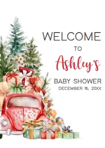 551 A Little Bundle of Joy Truck Baby Shower Welcome Sign A3: 551 A Little Bundle of Joy Truck Baby Shower Welcome Sign