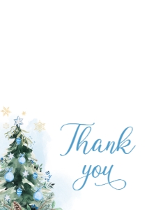 553 Blue A Little Bundle of Joy Tree Baby Shower Thank You Card: 553 Blue A Little Bundle of Joy Tree Baby Shower Invitation Set