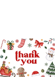 555 Santa Baby A Little Bundle of Joy Baby Shower Thank You Card: 555 Santa Baby A Little Bundle of Joy Baby Shower Invitation Set